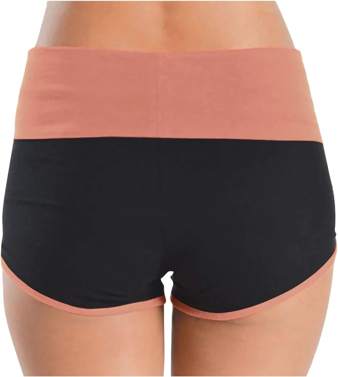 2 Pack Women's Athletic Shorts High Waisted Running Workout Short Pants Tummy Control Quick Dry Gym Shorts for Yoga