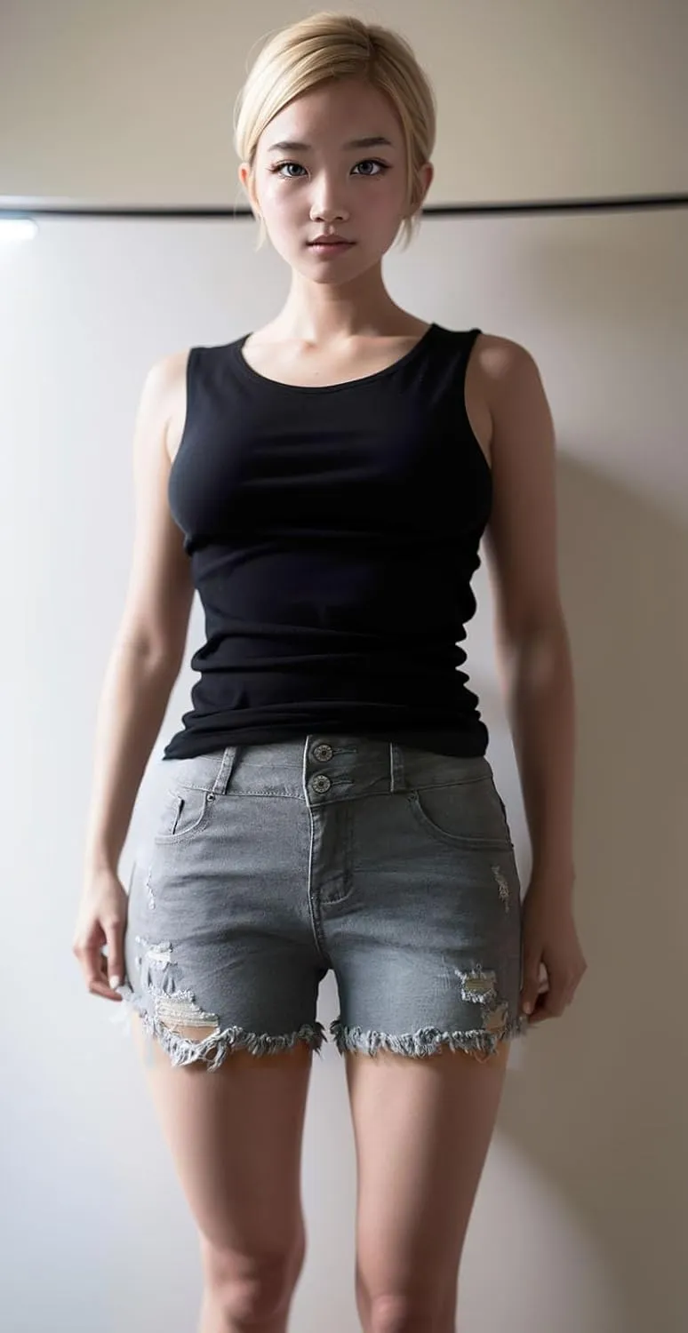 Aodrusa Jean Shorts Womens High Waisted Stretchy Mom Two Buttons Frayed Raw Hem Ripped Denim Shorts Distressed