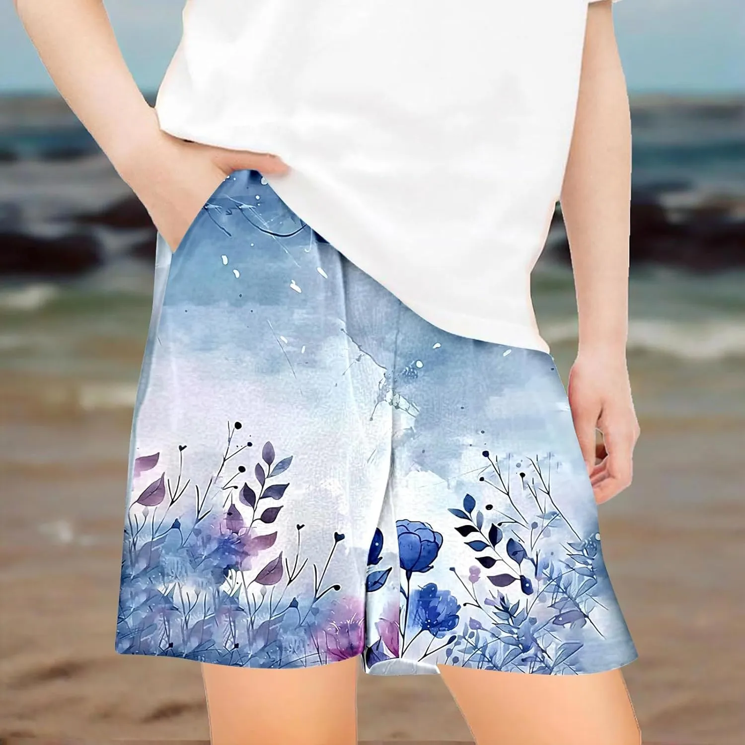 Athletic Shorts for Boys Summer Casual Running Workout Short Pants Kids Graphic Loose Fit Quick Dry Fitness Shorts