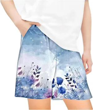 Athletic Shorts for Boys Summer Casual Running Workout Short Pants Kids Graphic Loose Fit Quick Dry Fitness Shorts