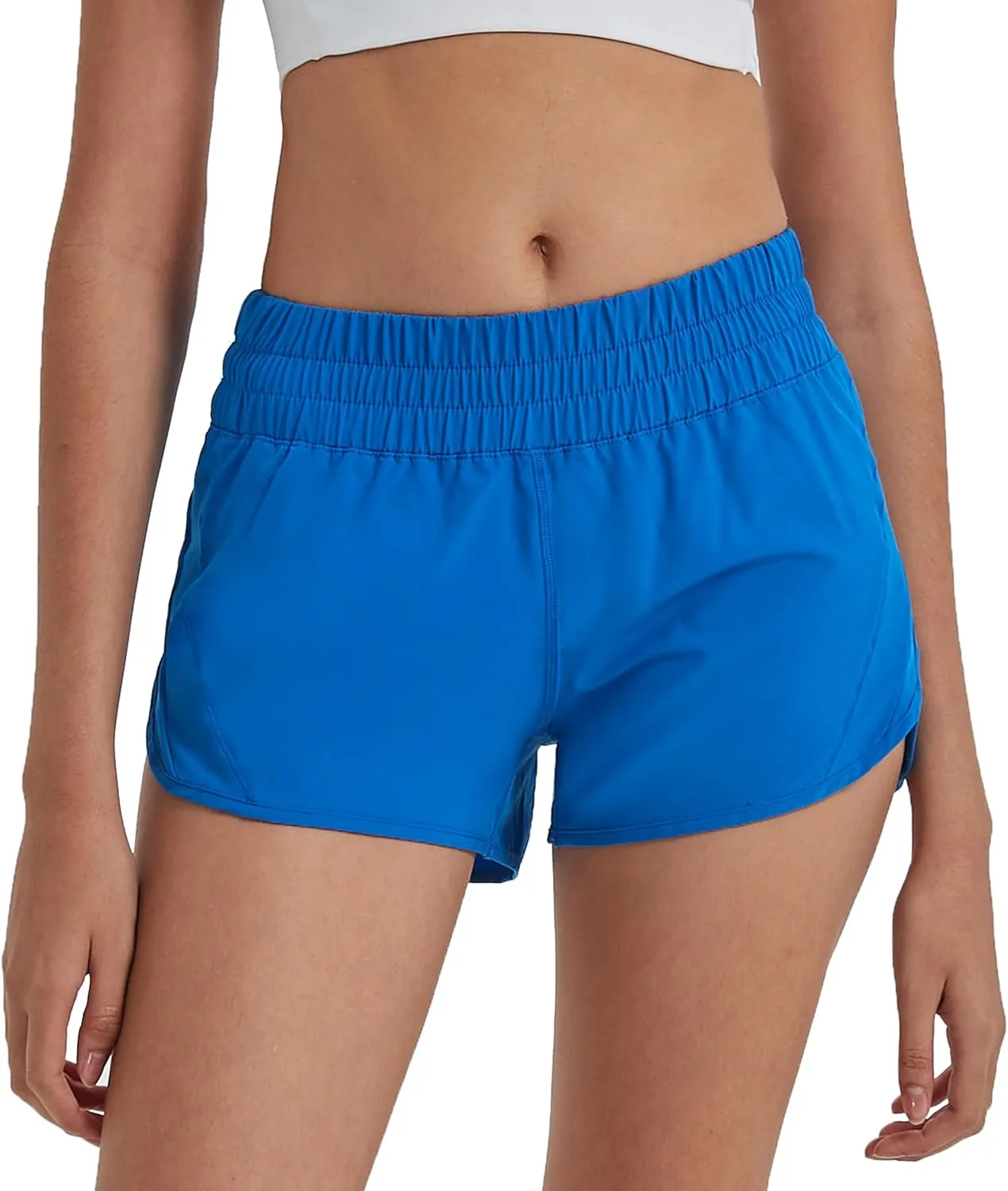 Attifall Running Shorts for Women,Women's Quick Dry Workout Sports Active Running Track Shorts with Elastic and Zip Pockets