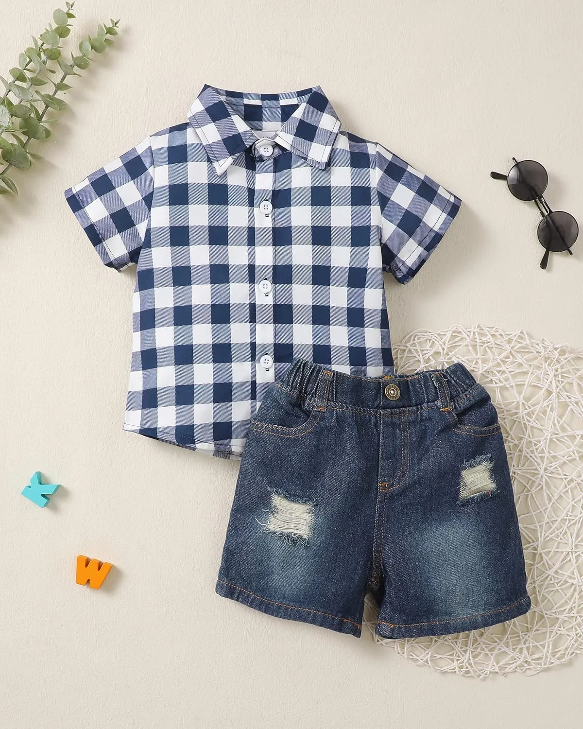 Baby Boy Clothes Summer Infant Toddler Boy Outfits Cotton Short Sleeve T-Shirts Shorts Pants Set Toddler Boy Outfits