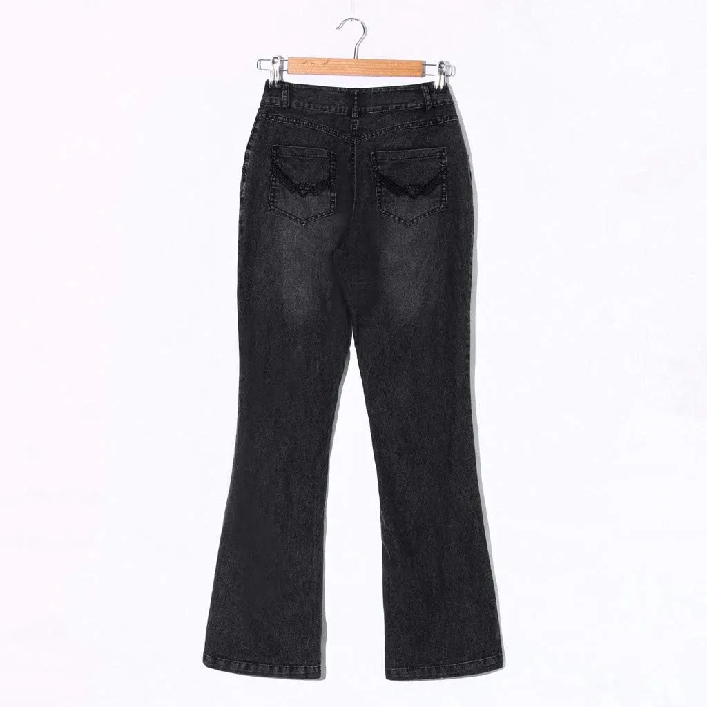 Bell Bottom Jeans for Women High Waisted Flare Jeans with Classic Wide Leg Denim Pants