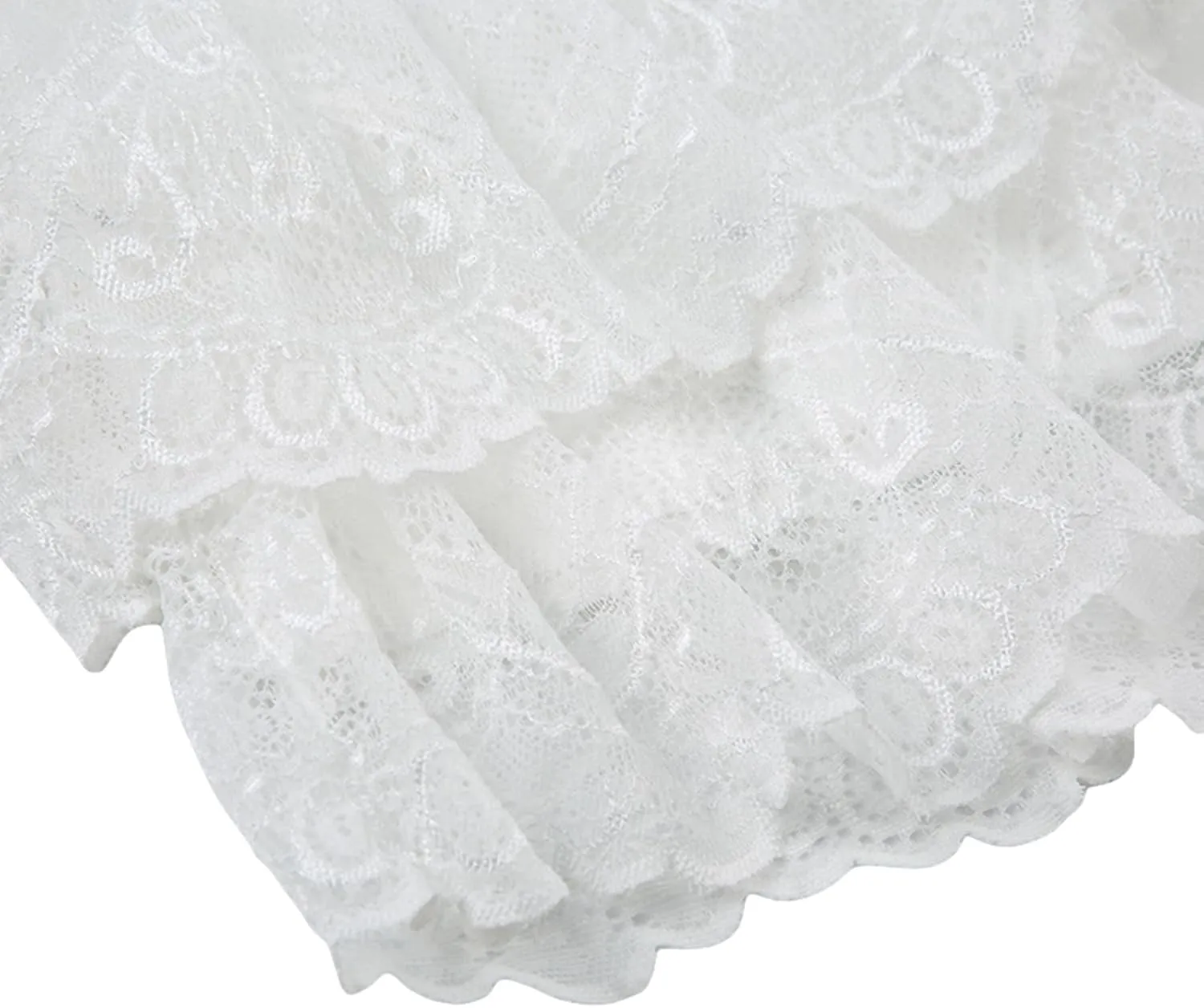 BHMAWSRT Womens Ruffle Floral Lace Mini Skirt Elastic Waist A-Line Layered Pleated Skirt Y2k Aesthetic Clothes