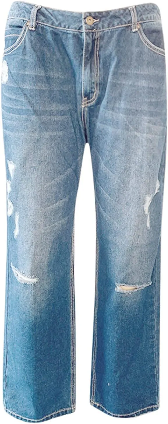 Black Pants for Women Jeans Mid Women’s Poket Lace Denim Casual Women's Jeans Straight Leg Denim Pants Womens High
