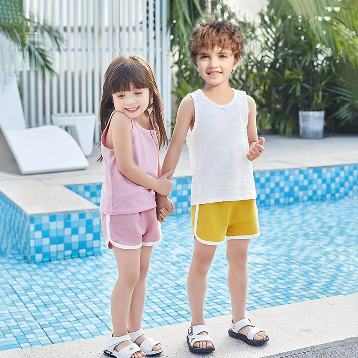 Boys Girls Sport Shorts Kids Summer Running Athletic Shorts Baby Toddler Workout and Fashion Dolphin Beach Shorts