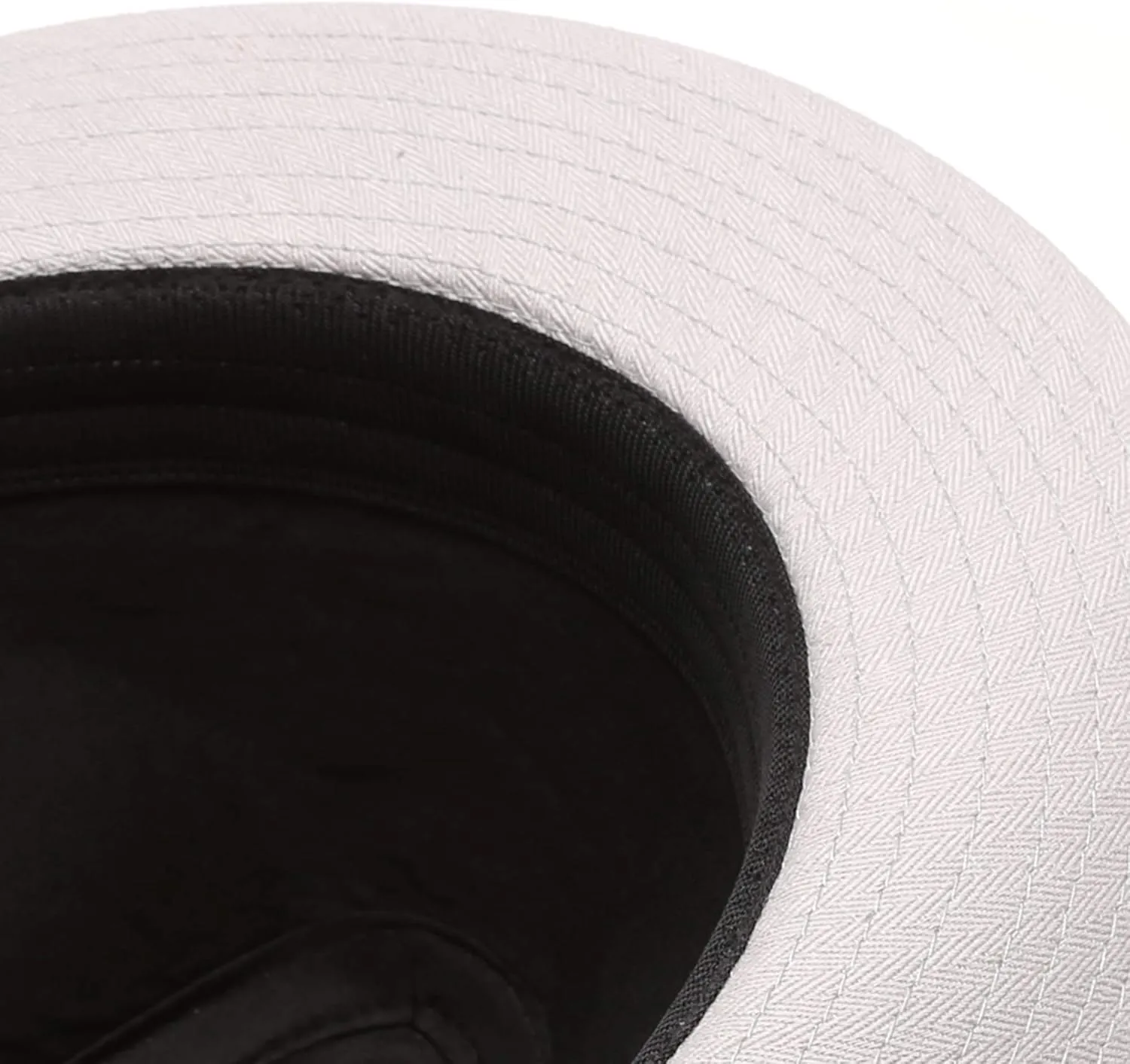 Classic Trilby Short Brim 100% Cotton Twill Fedora Hat with Band