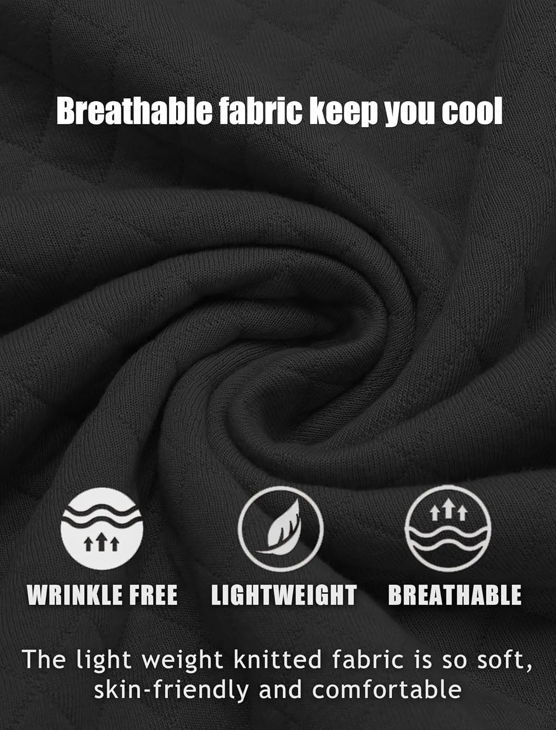 COOFANDY Men's Fashion Quarter Zip Pullover Long Sleeve Quilted Sweatshirt Plaid Jacquard Polo Mock Neck Sweaters