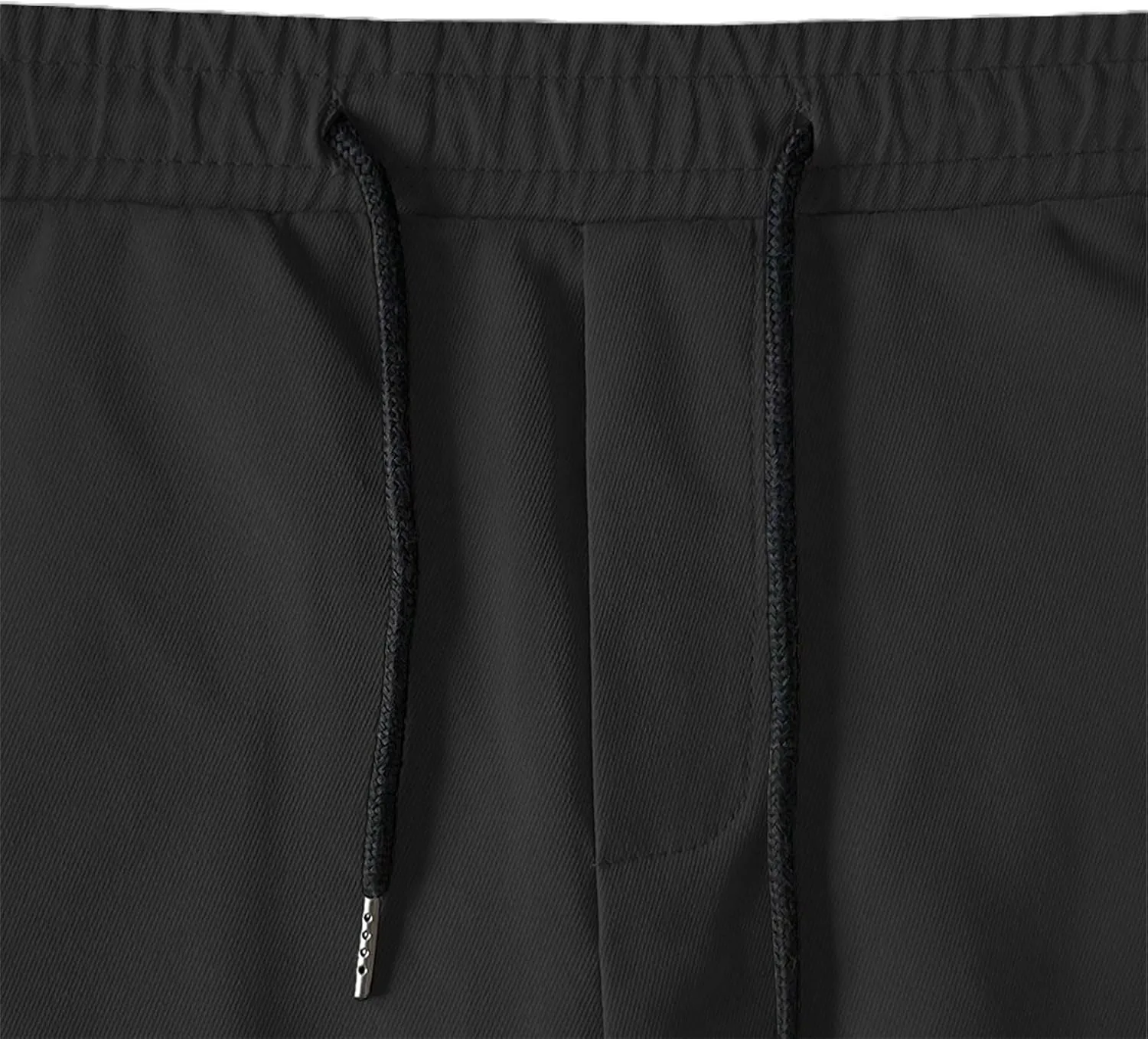 CRNTCEM Lightweight Casual Cargo Shorts for Men Drawstring Classic Hiking Work Shorts Cotton Twill Chinos Short Pants