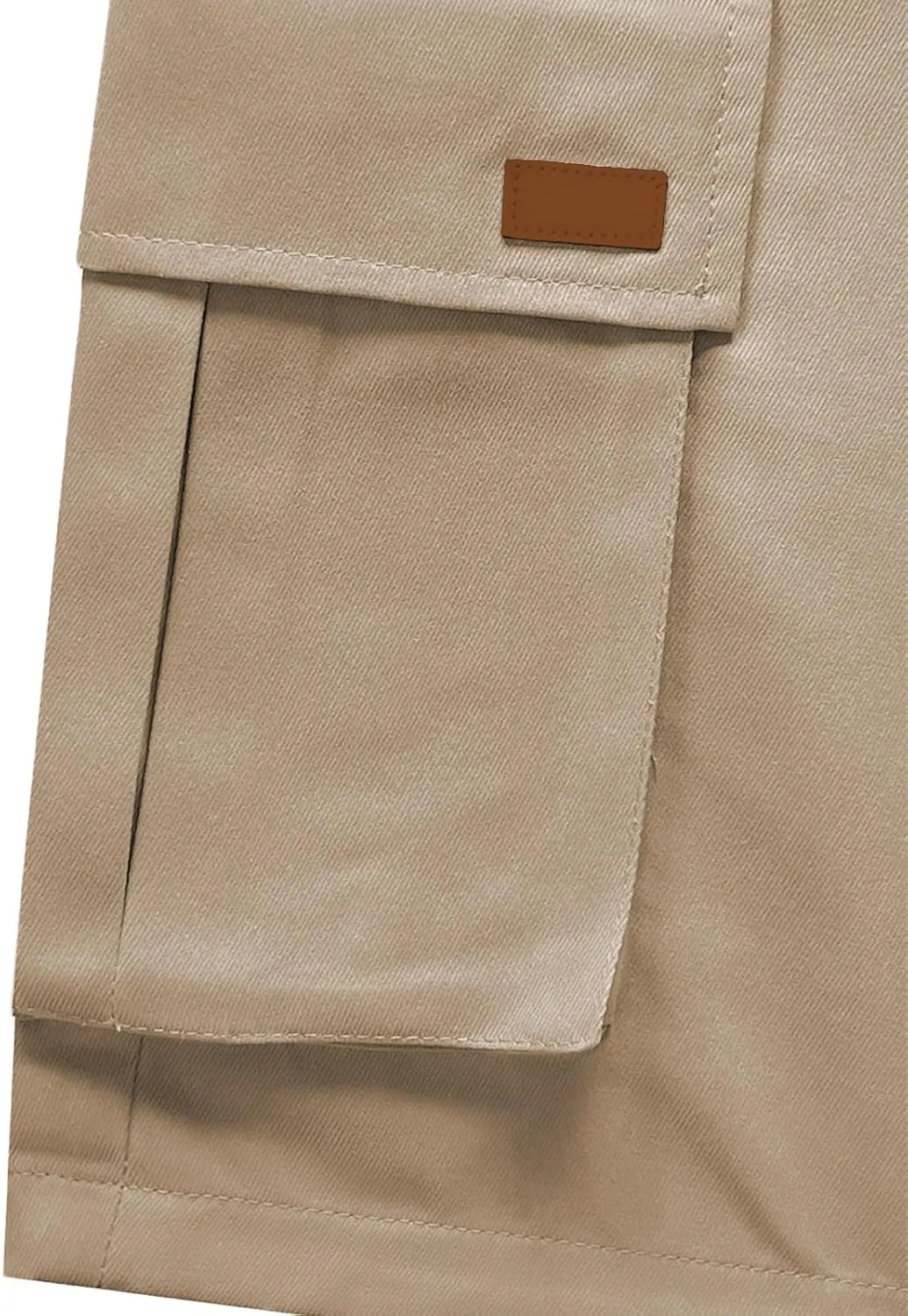 CRNTCEM Lightweight Casual Cargo Shorts for Men Drawstring Classic Hiking Work Shorts Cotton Twill Chinos Short Pants