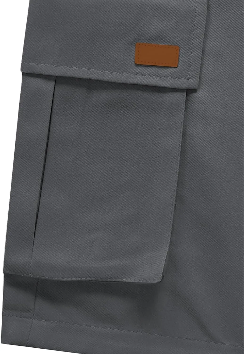 CRNTCEM Lightweight Casual Cargo Shorts for Men Drawstring Classic Hiking Work Shorts Cotton Twill Chinos Short Pants