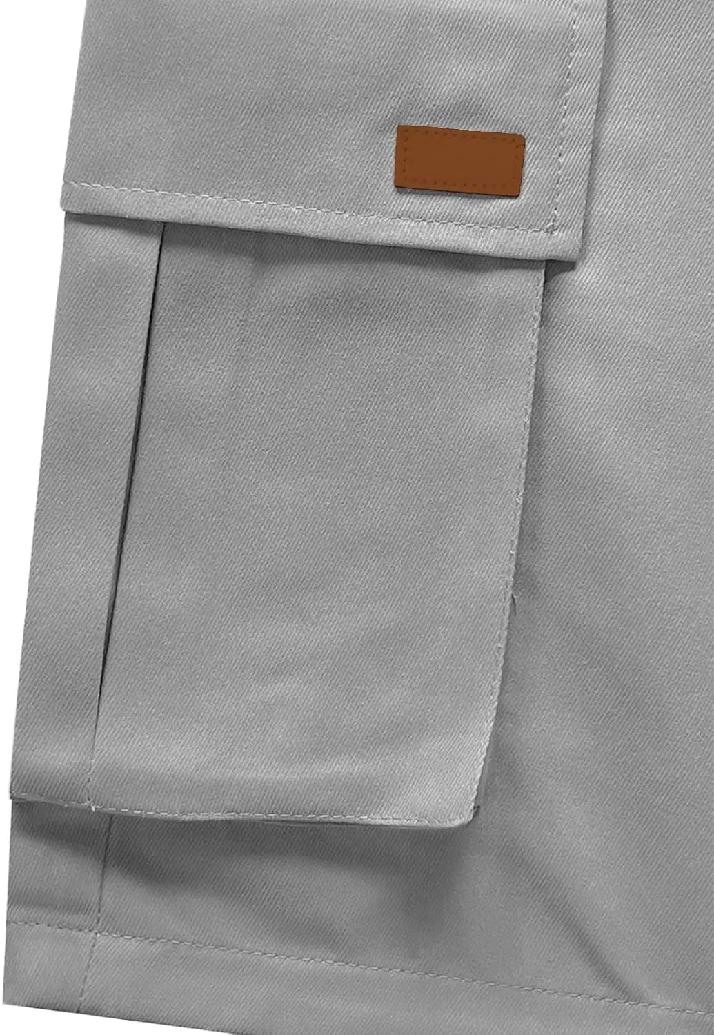 CRNTCEM Lightweight Casual Cargo Shorts for Men Drawstring Classic Hiking Work Shorts Cotton Twill Chinos Short Pants