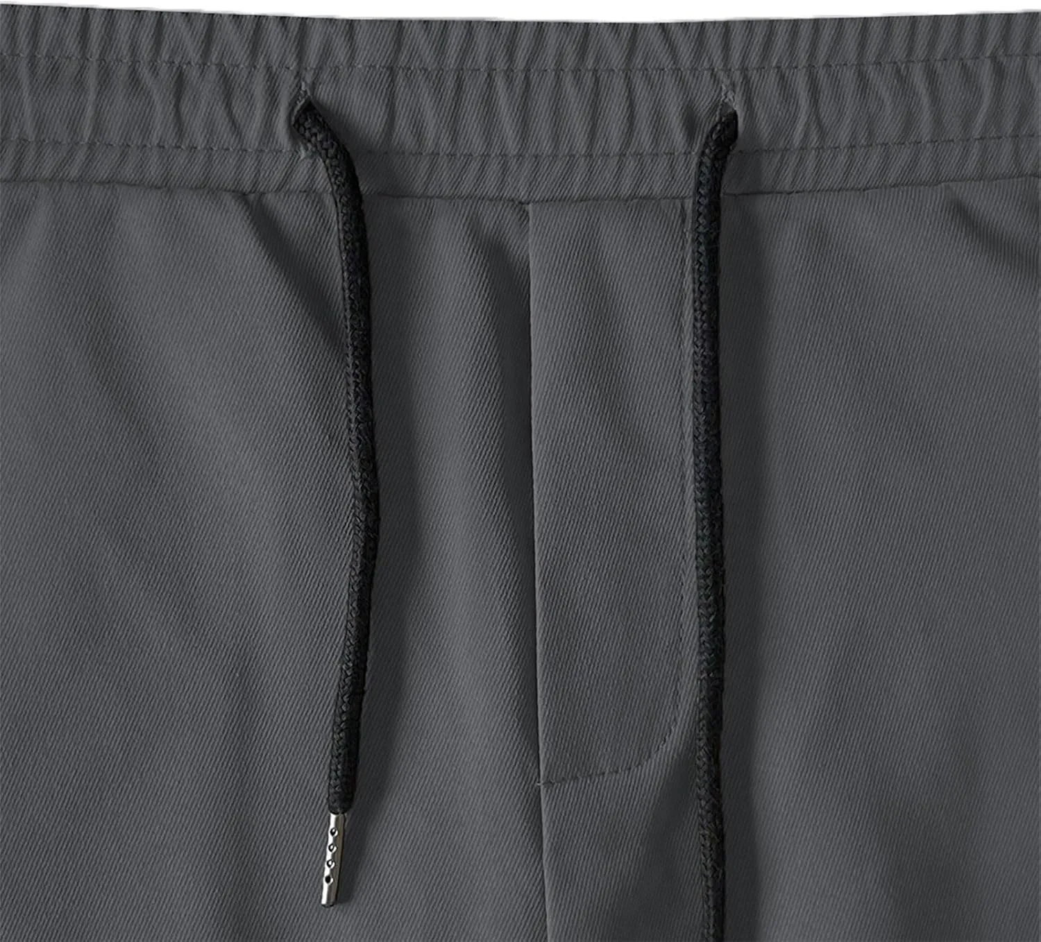 CRNTCEM Lightweight Casual Cargo Shorts for Men Drawstring Classic Hiking Work Shorts Cotton Twill Chinos Short Pants
