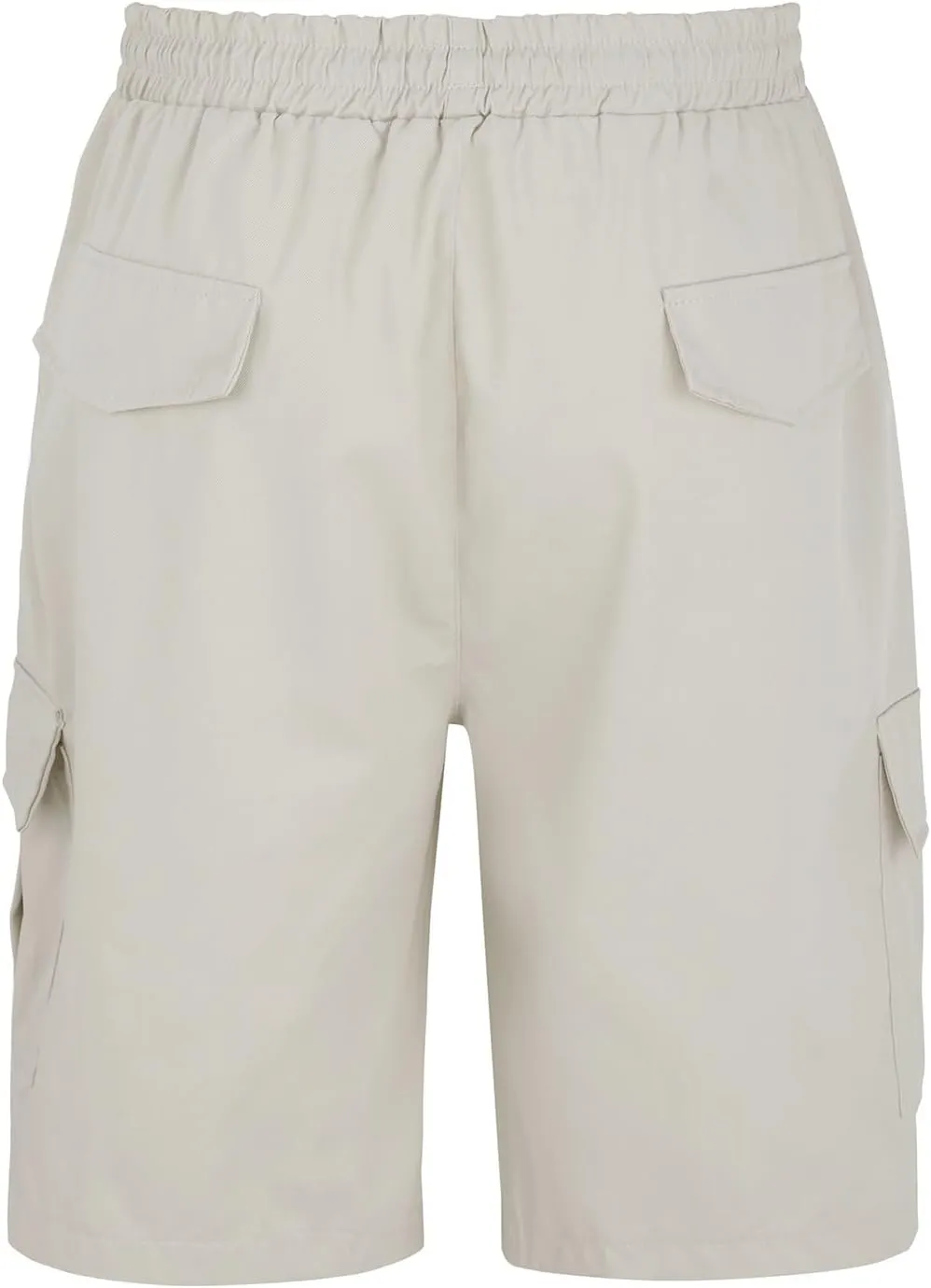 CRNTCEM Mens Casual Cargo Shorts Cotton Twill Chino Short Drawstring Stretch Summer Work Dressy Shorts with Pockets