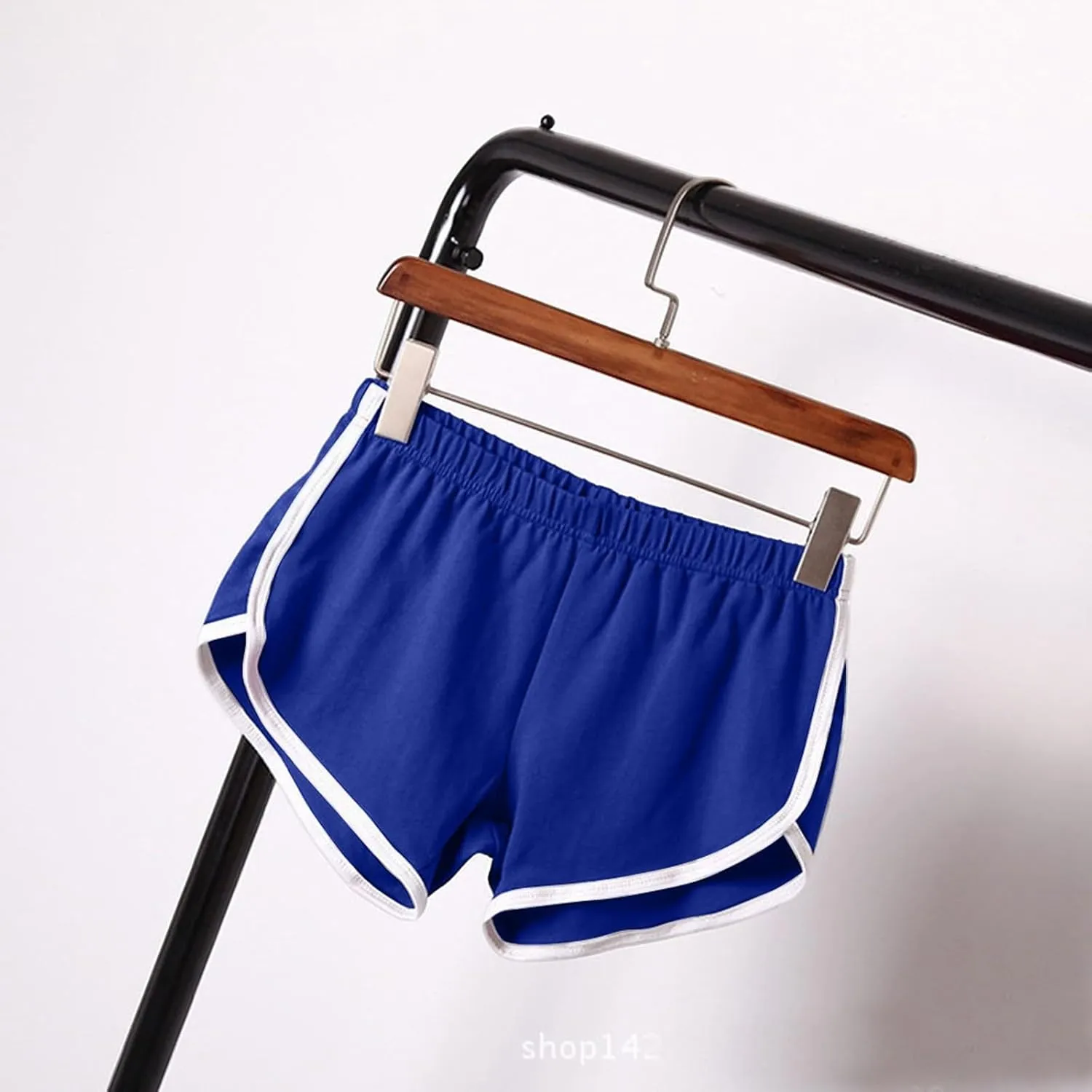 FlekmanArt Women's Running Shorts Elastic High Waisted Shorts Pocket Sporty Workout Skirt Quick Dry Athletic Skirt Pants