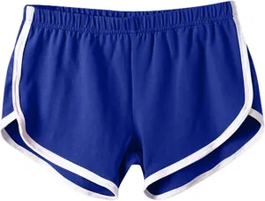 FlekmanArt Women's Running Shorts Elastic High Waisted Shorts Pocket Sporty Workout Skirt Quick Dry Athletic Skirt Pants