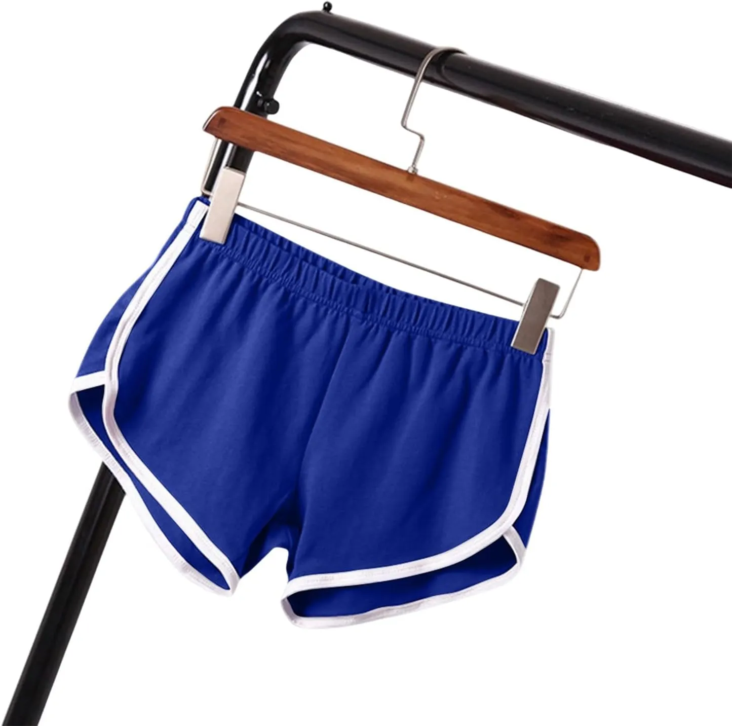 FlekmanArt Women's Running Shorts Elastic High Waisted Shorts Pocket Sporty Workout Skirt Quick Dry Athletic Skirt Pants