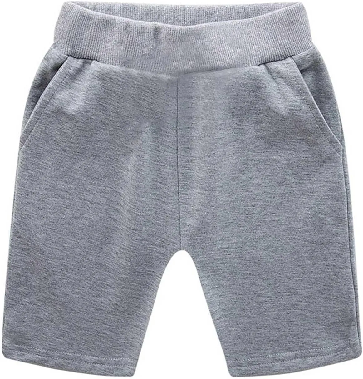 Girls Boys Basketball Shorts Solid Toddler Cotton Athletic Running Shorts Quick Dry Pull On Jogger Bottoms Pants