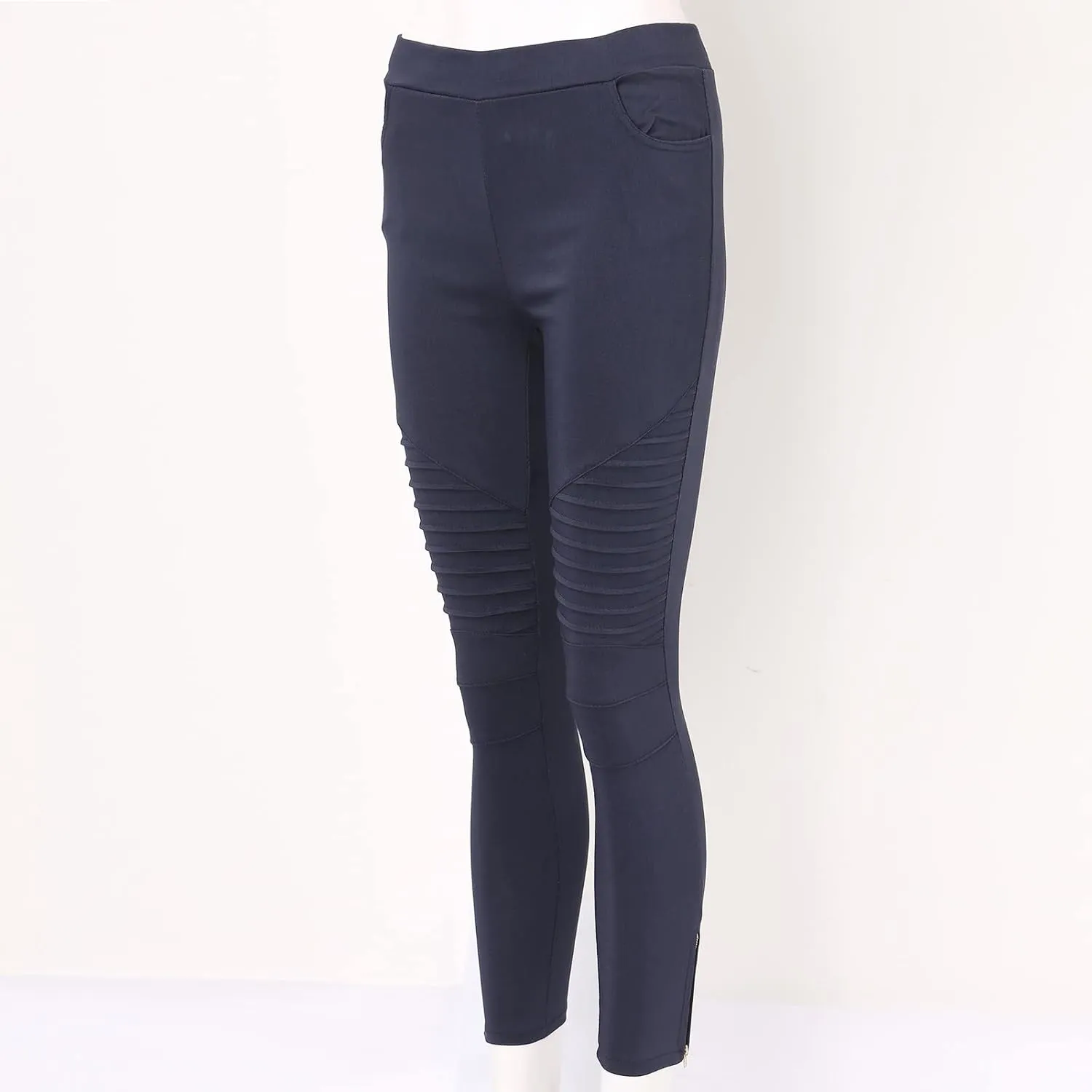 GOKKILRW Jeggins for Women High Waisted Slim Fit Skinny Moto Jegging Jeans Pull-On Strethy Soft Denim Pencil Pants