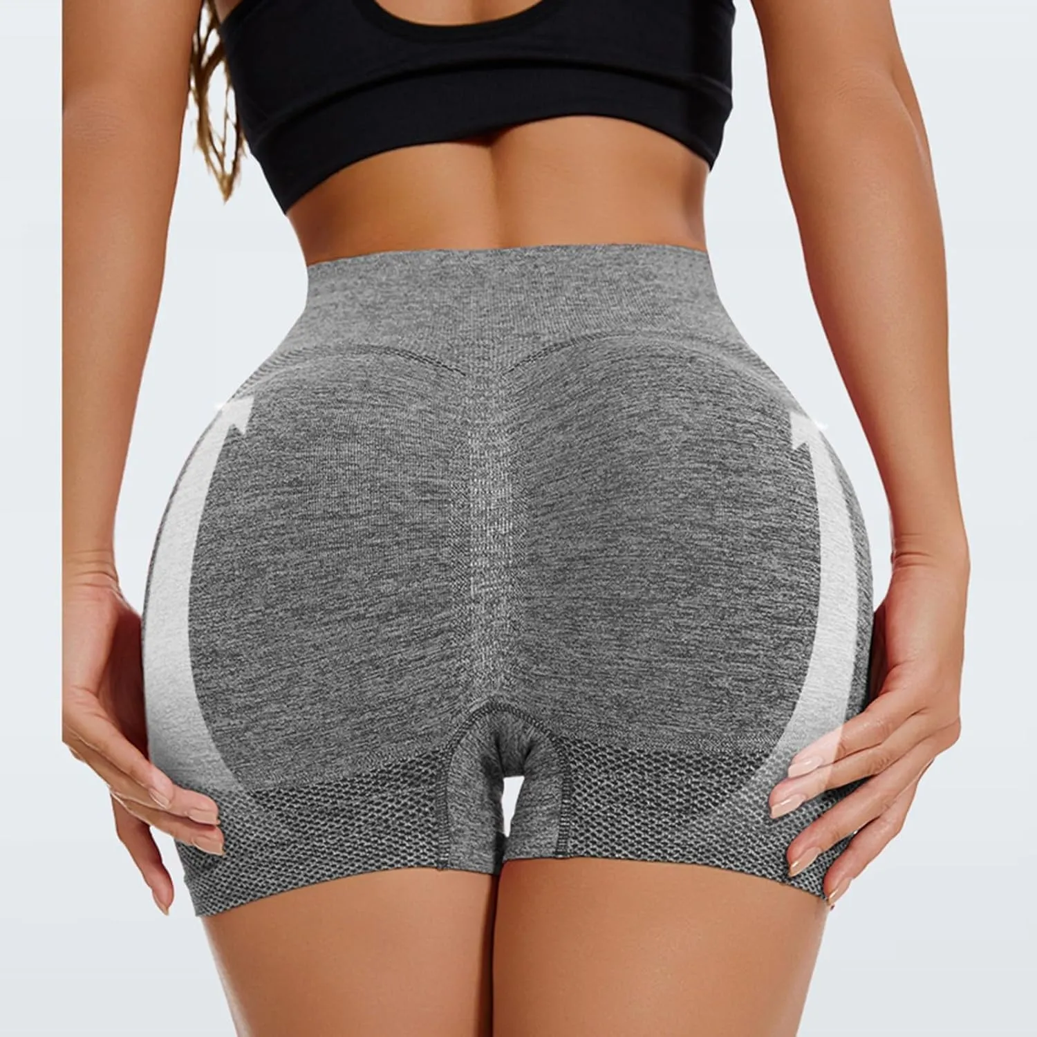 Gym Shorts Women 2025 Summer Elastic High Waist Workout Pants 2 Piece Quick-Drying Yoga Running Fitness Short Pant