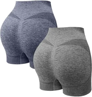 Gym Shorts Women 2025 Summer Elastic High Waist Workout Pants 2 Piece Quick-Drying Yoga Running Fitness Short Pant