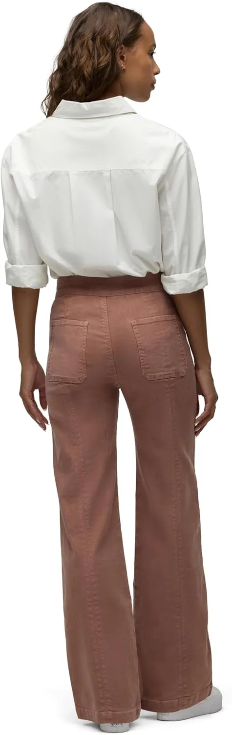 HUDSON Women's Tie Waist Wide Leg Trouser