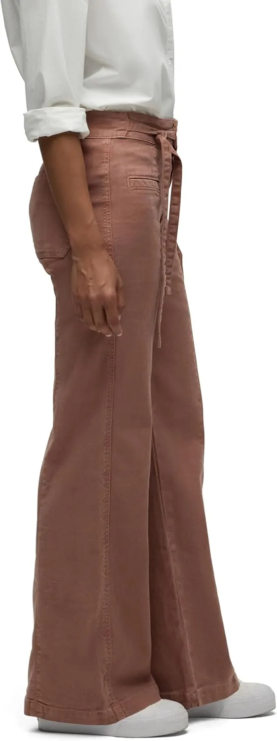 HUDSON Women's Tie Waist Wide Leg Trouser