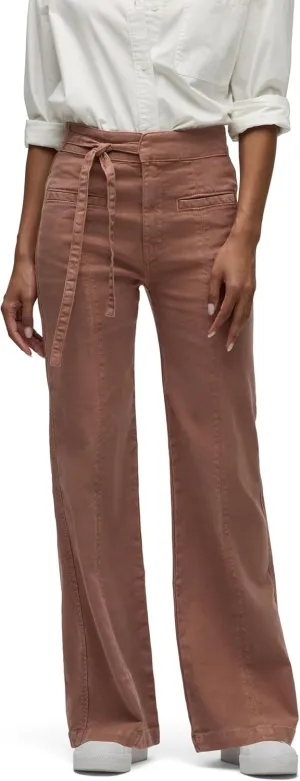 HUDSON Women's Tie Waist Wide Leg Trouser
