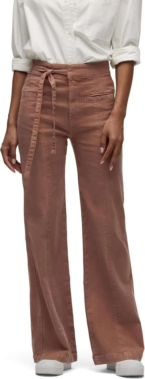 HUDSON Women's Tie Waist Wide Leg Trouser