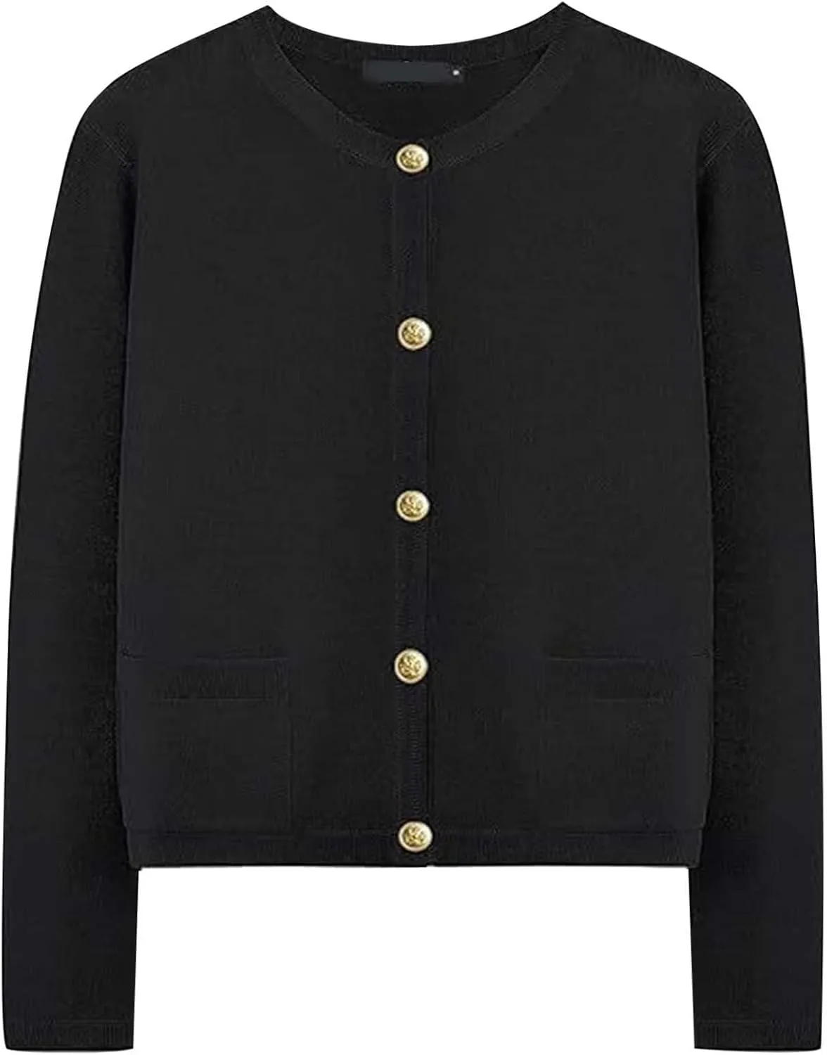 iLH Cardigan Sweaters for Women 2024 Fall Dressy Elegant Button Down Knitted Tops Casual Striped Color Block Shirt