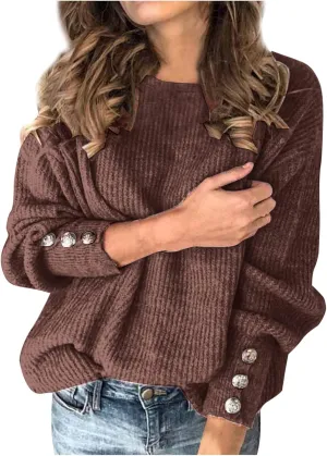 iLH Fall Sweater for Women Oversize Lightweight Knit Sweatshirt Loose Long Sleeve Pullover Sweaters Casual Jumper Tops