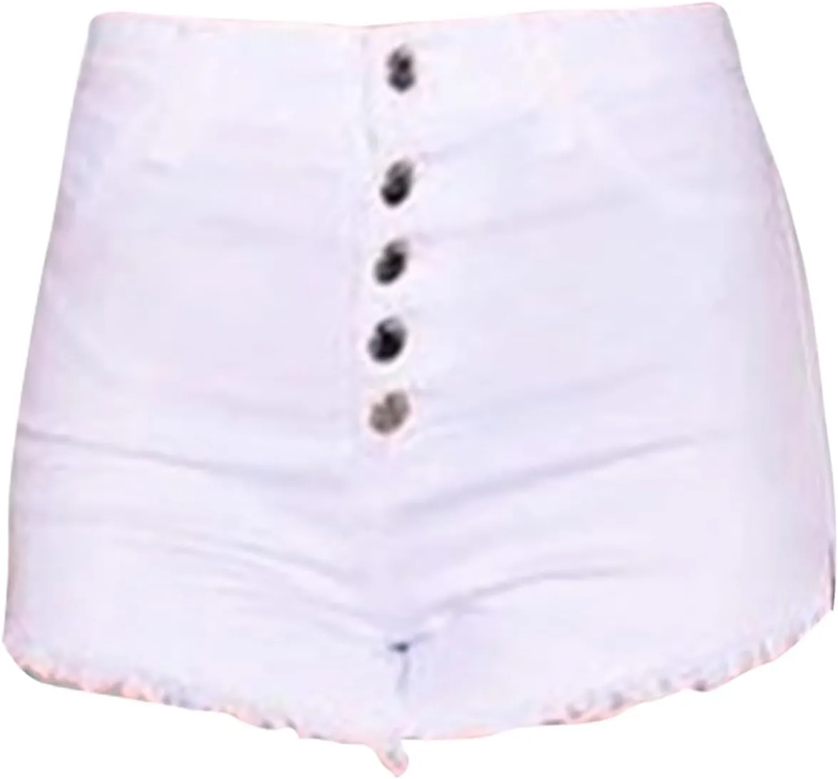 Jean Shorts for Women Stretchy High Waisted Butt Lifting Denim Shorts Trendy Summer Casual Button Fly Cut Off Jorts