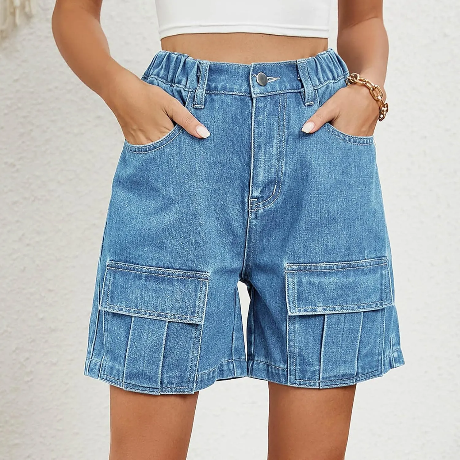 Jeans for Women Womens Jeans Stretchy High or Mid Waisted Jeans for Women Womens Wide Leg Pants