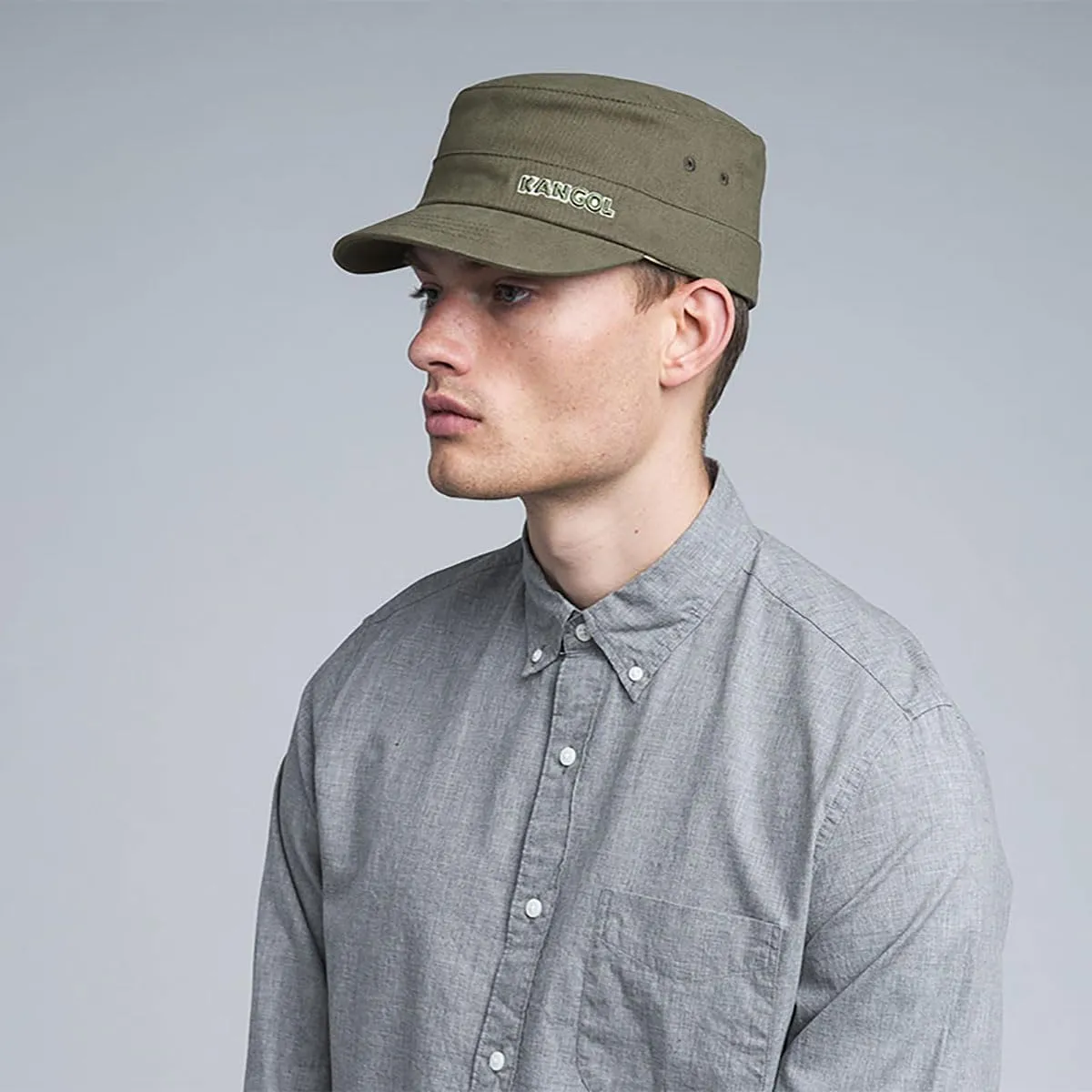 Kangol Cotton Twill Army Cap - Dark Lichen/XXL