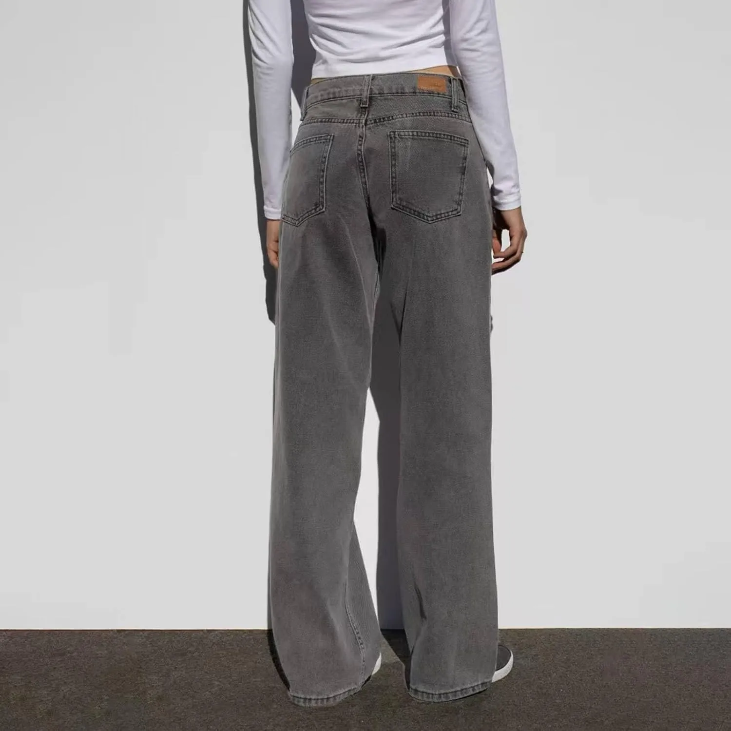 Khaki Flare Pants for Women Bell Bottom Jeans for Women High Waisted Stretch Flare Pants 5 Button Skinny Cut Jean