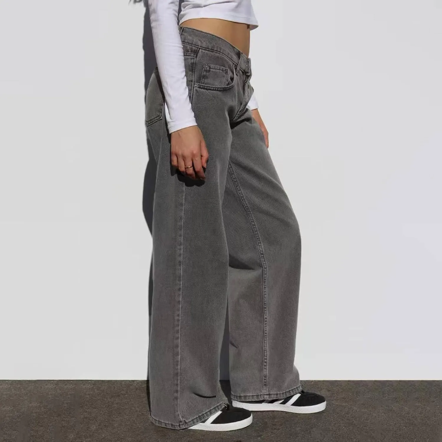 Khaki Flare Pants for Women Bell Bottom Jeans for Women High Waisted Stretch Flare Pants 5 Button Skinny Cut Jean
