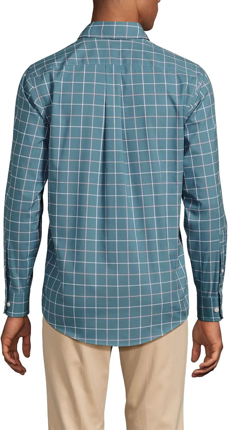 Lands' End Men's Traditional Fit No Iron Twill Shirt