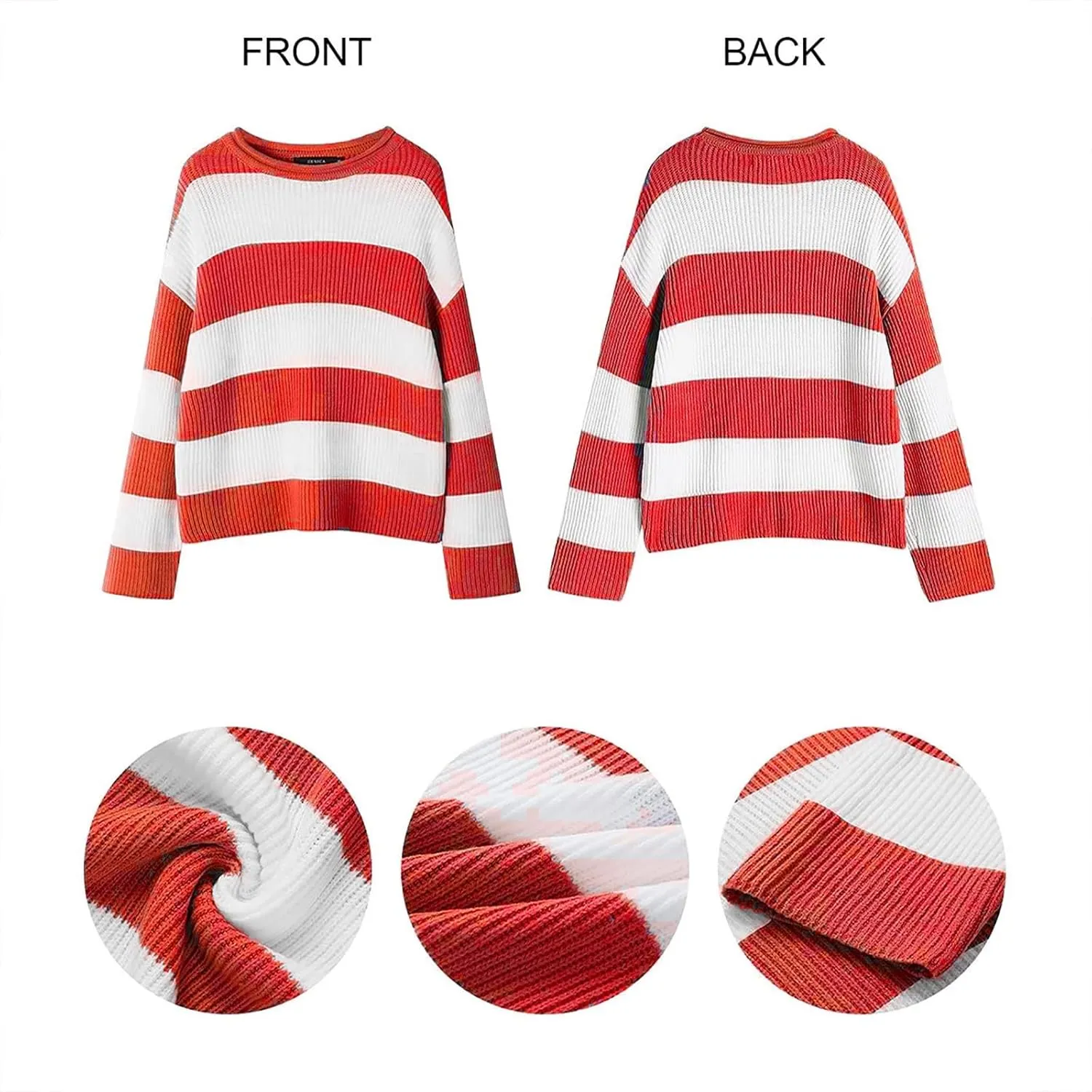 Lastesso Sweaters for Women Trendy Color Block Long Sleeve Sweater Lightweight Soft Pullover Clothes Fashion Fall Clothes