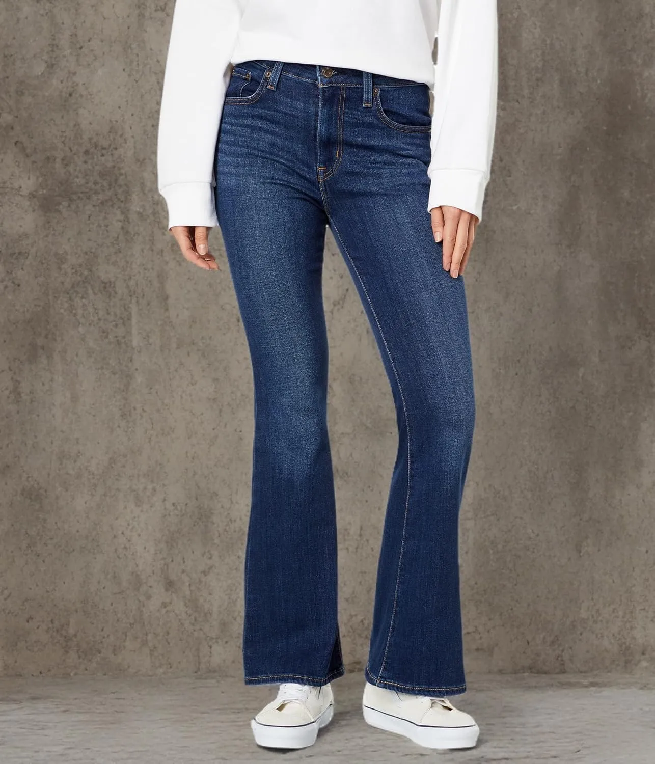 Levi's Women's 726 High Rise Flare Jeans (Also Available in Plus)