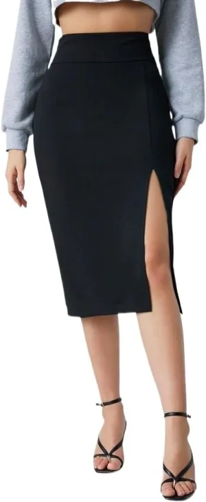 Maxi Skirts for Women Wide Slit Skirt