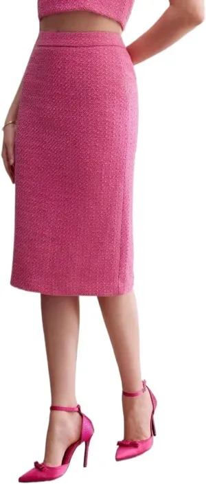 Maxi Skirts for Women Wool Slit Skirt
