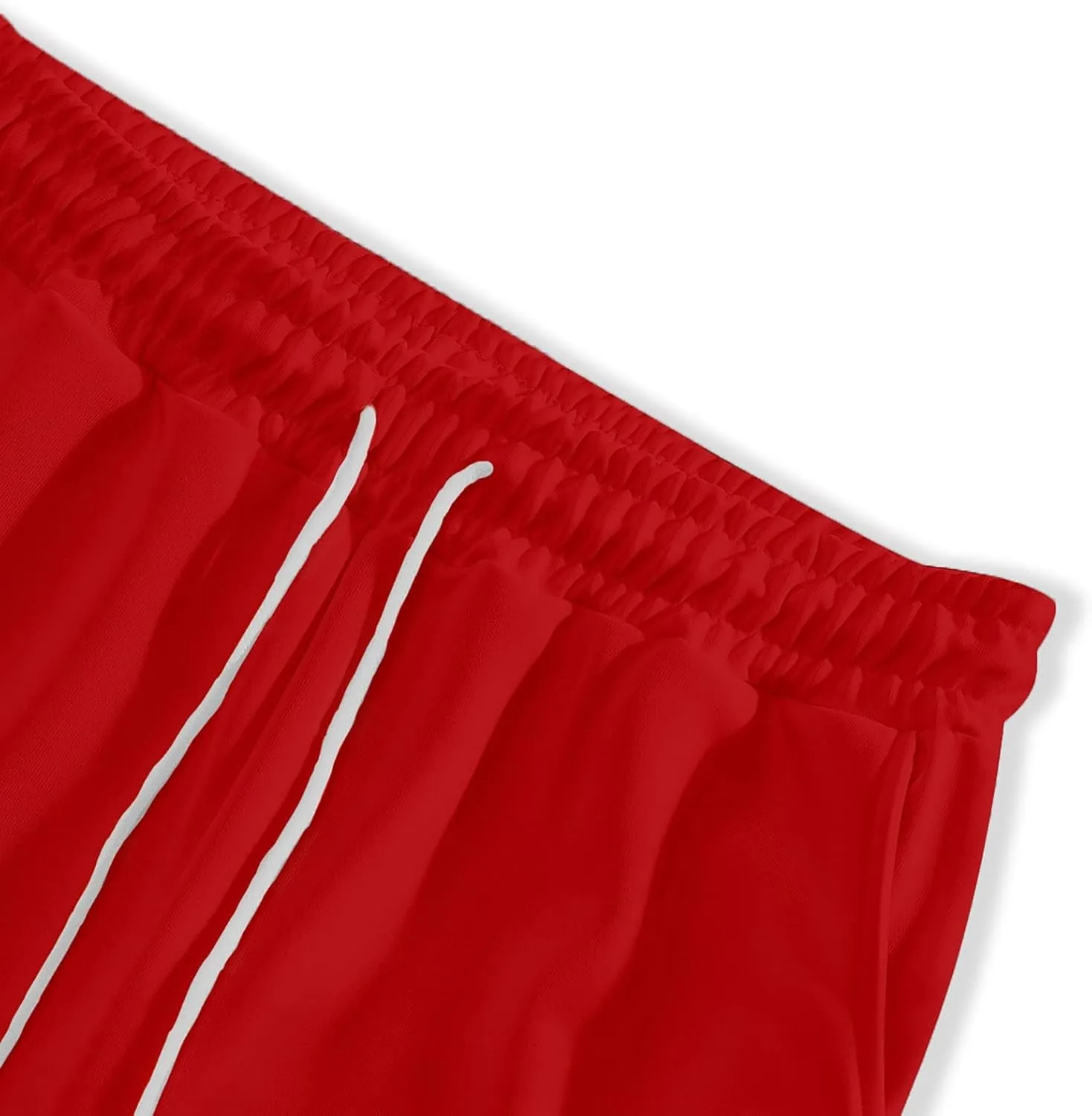 Men's Baggy Sweatpants Plus Size Elastic Waist Drawstring Wide Leg Casual Pants Fashion Breathable Joggers Trousers