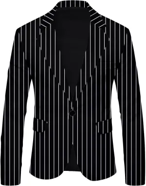 Mens Business Tuxedo Blazer One Button Shawl Lapel Slim Fit Suit Jacket Sport Coat Dinner Party Prom Wedding Jacket