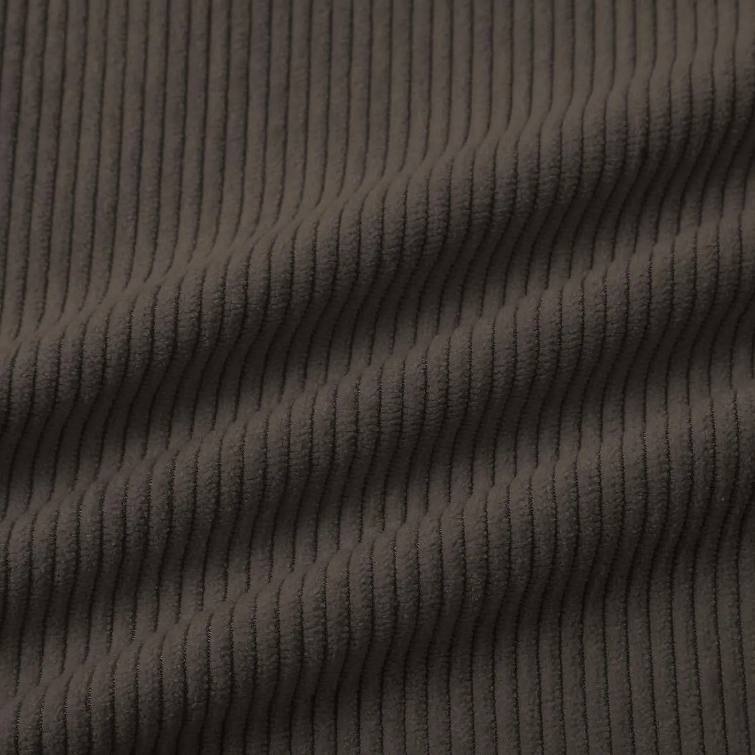 Men's Corduroy Sweatshirt Casual Stand Collar Button Long Sleeve Hoodie Mock Neck Sweaters Polo Sweatshirts No Hood