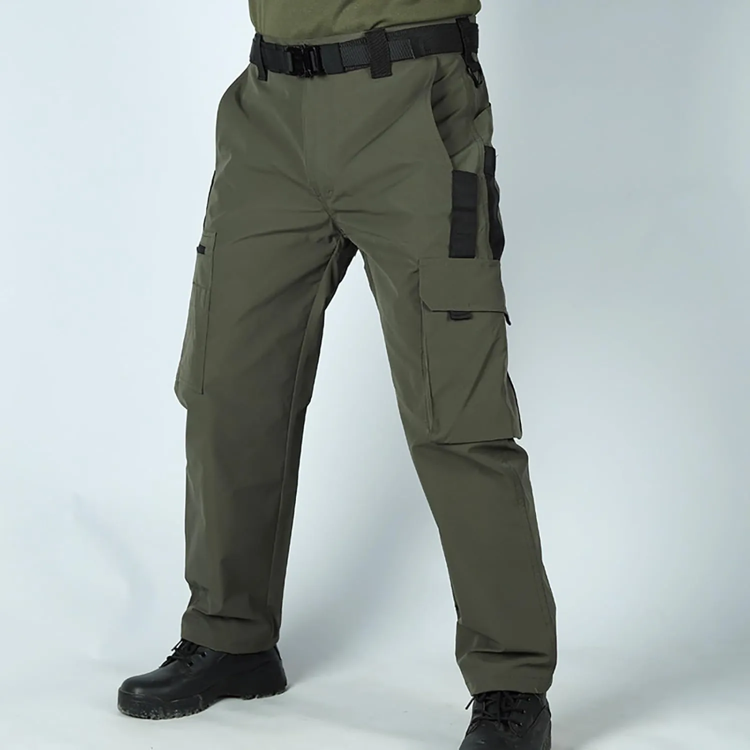 Men's Durable Multi-Pocket Combat Training Pants，Lightweight Outdoor Sports Cargo Pants.