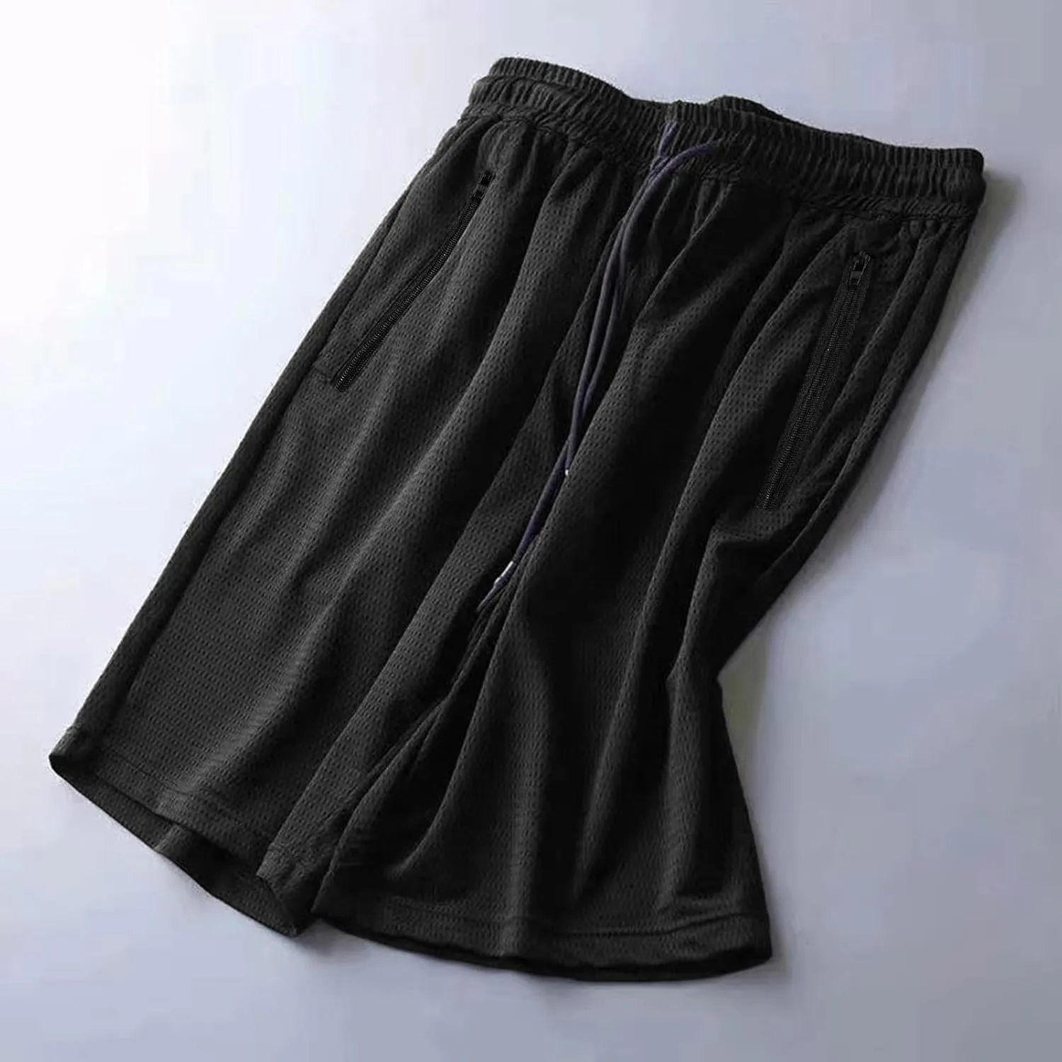 Men's Gym Shorts Breathable Mesh Quick Dry Athletic Basketball Shorts Lightweight Running Shorts with Drawstring