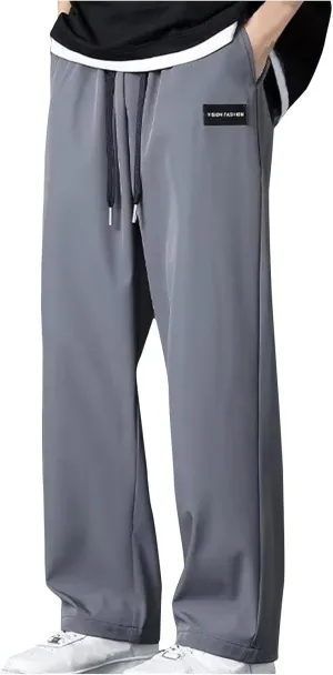 Men's Hiking Pants Lightweight Straight Leg Sweatpants Big and Tall Men Summer Running Workout Pants Moisture Wicking