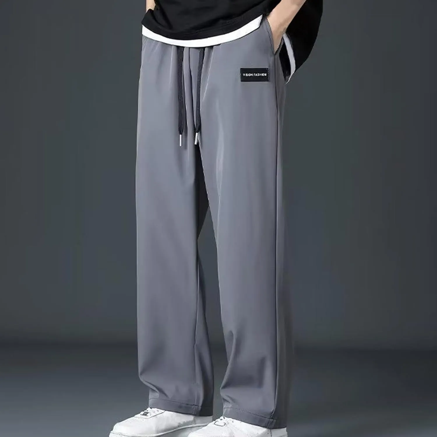 Men's Hiking Pants Lightweight Straight Leg Sweatpants Big and Tall Men Summer Running Workout Pants Moisture Wicking