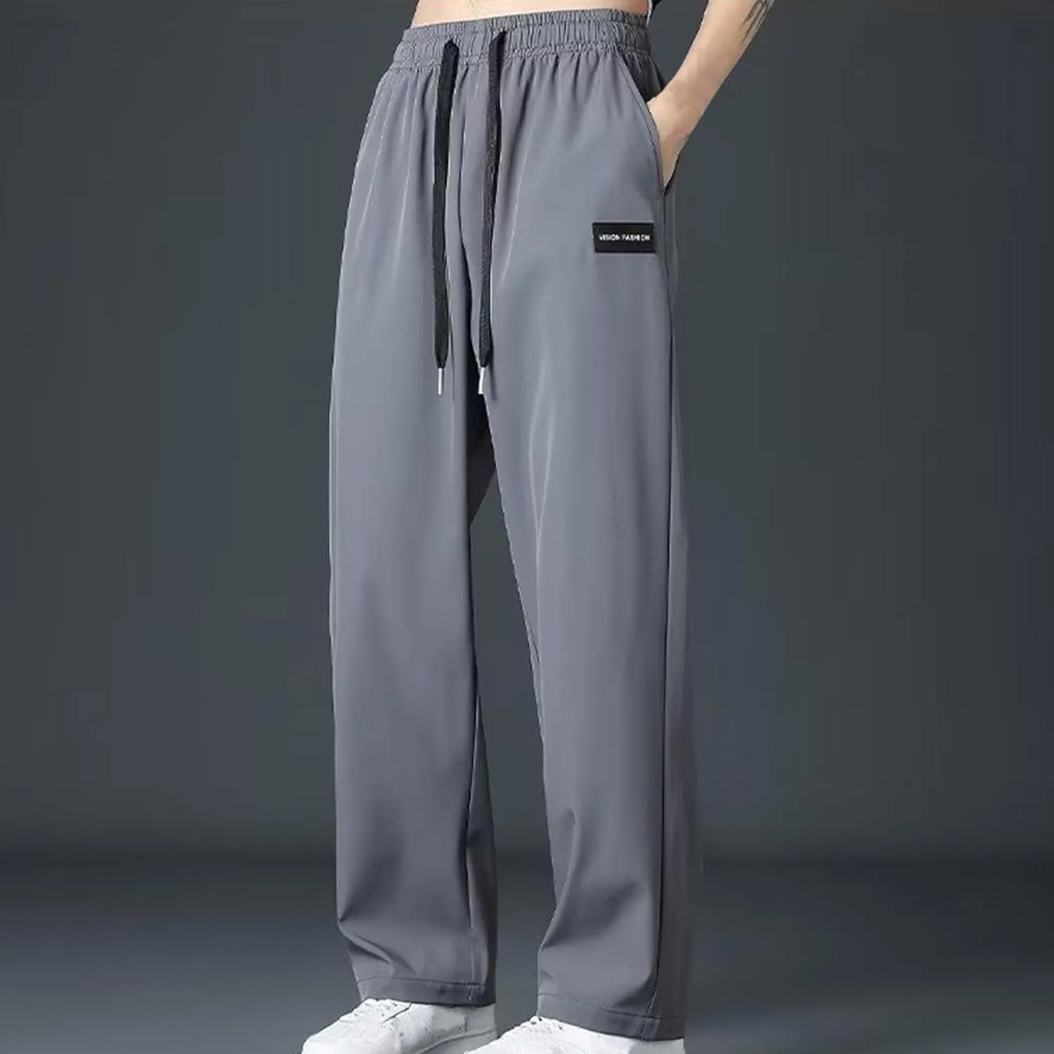Men's Hiking Pants Lightweight Straight Leg Sweatpants Big and Tall Men Summer Running Workout Pants Moisture Wicking
