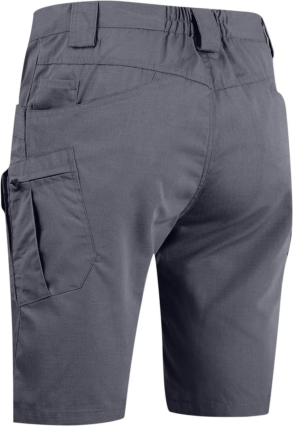Mens Military Tactical Shorts Flat Front Combat Cargo Shorts Moisture Quick Dry Hiking Pants with Multiple Pockets
